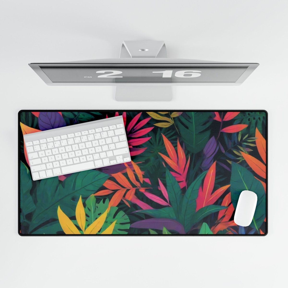 Tropical Leaves Desk Mat Bling & Glamour XL Mousepads