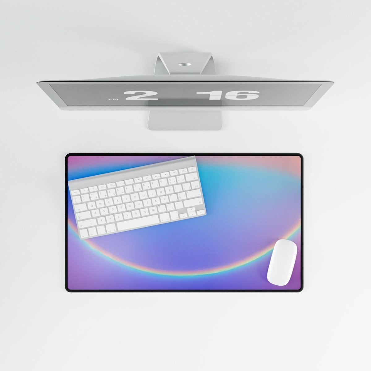 Upside Down Rainbow Desk Mat Bling & Glamour XL Mousepads