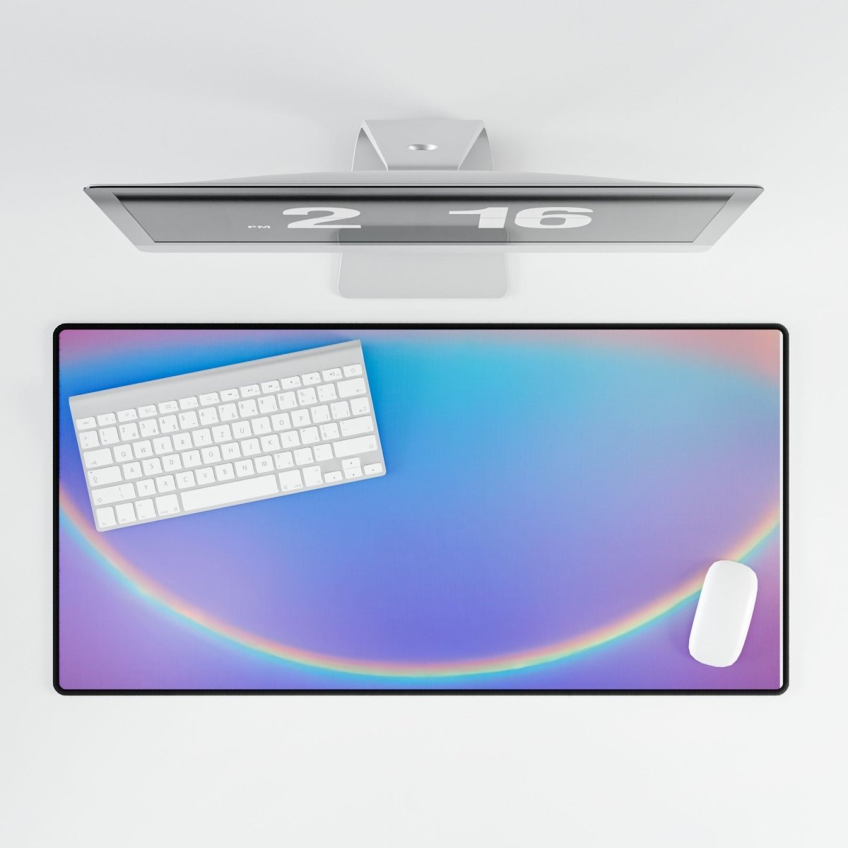 Upside Down Rainbow Desk Mat Bling & Glamour XL Mousepads