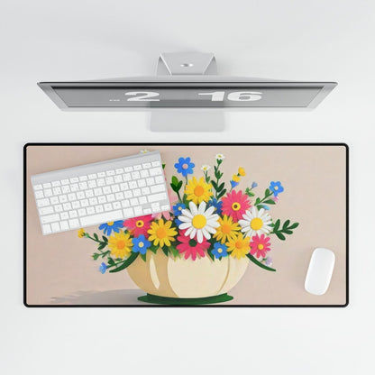 Watercolour Blooms Desk Mat Floral Botanic XL Mousepads