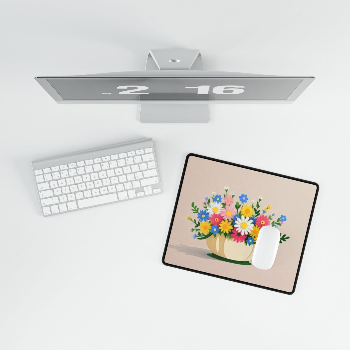 Watercolour Blooms Desk Mat Floral Botanic XL Mousepads