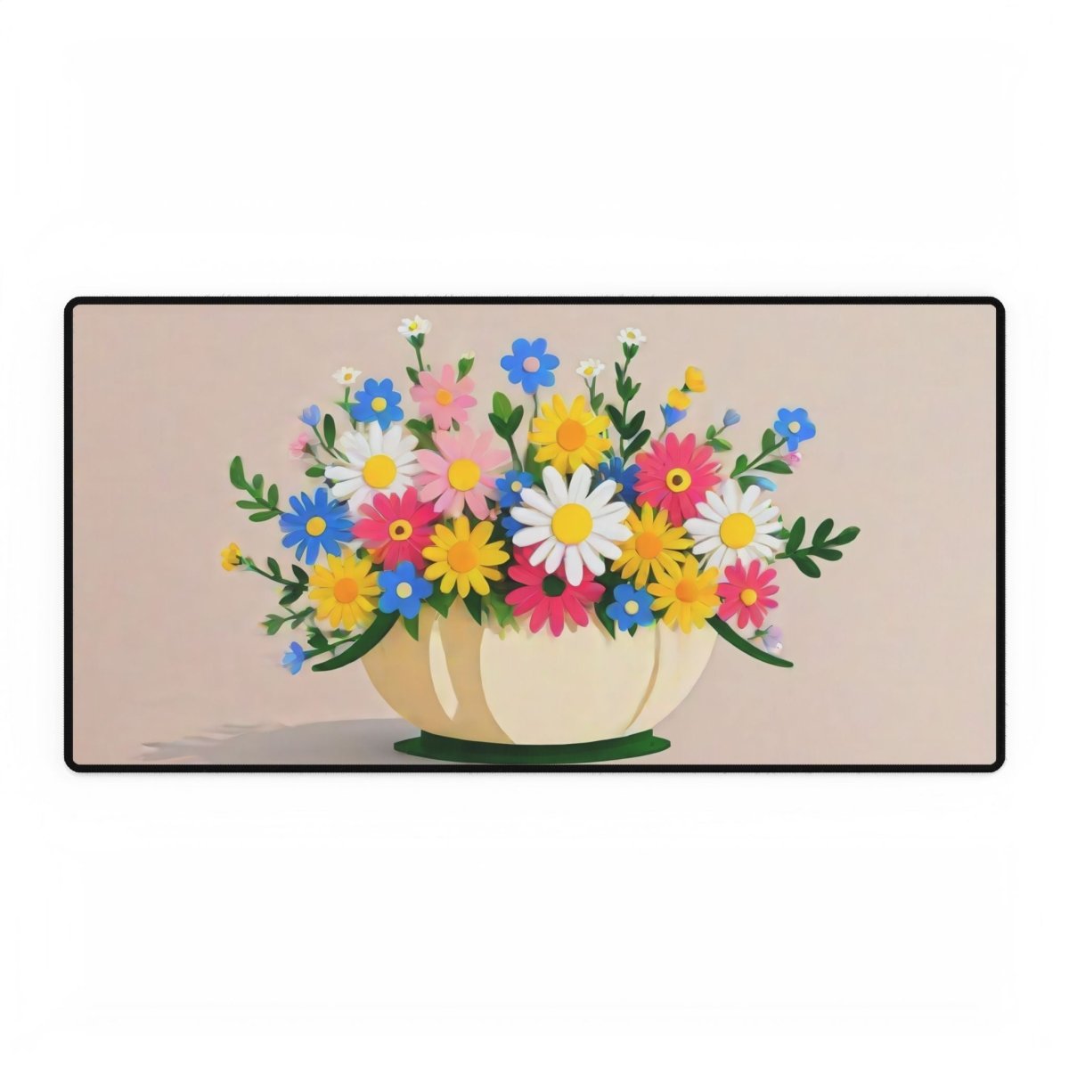 Watercolour Blooms Desk Mat Floral Botanic XL Mousepads