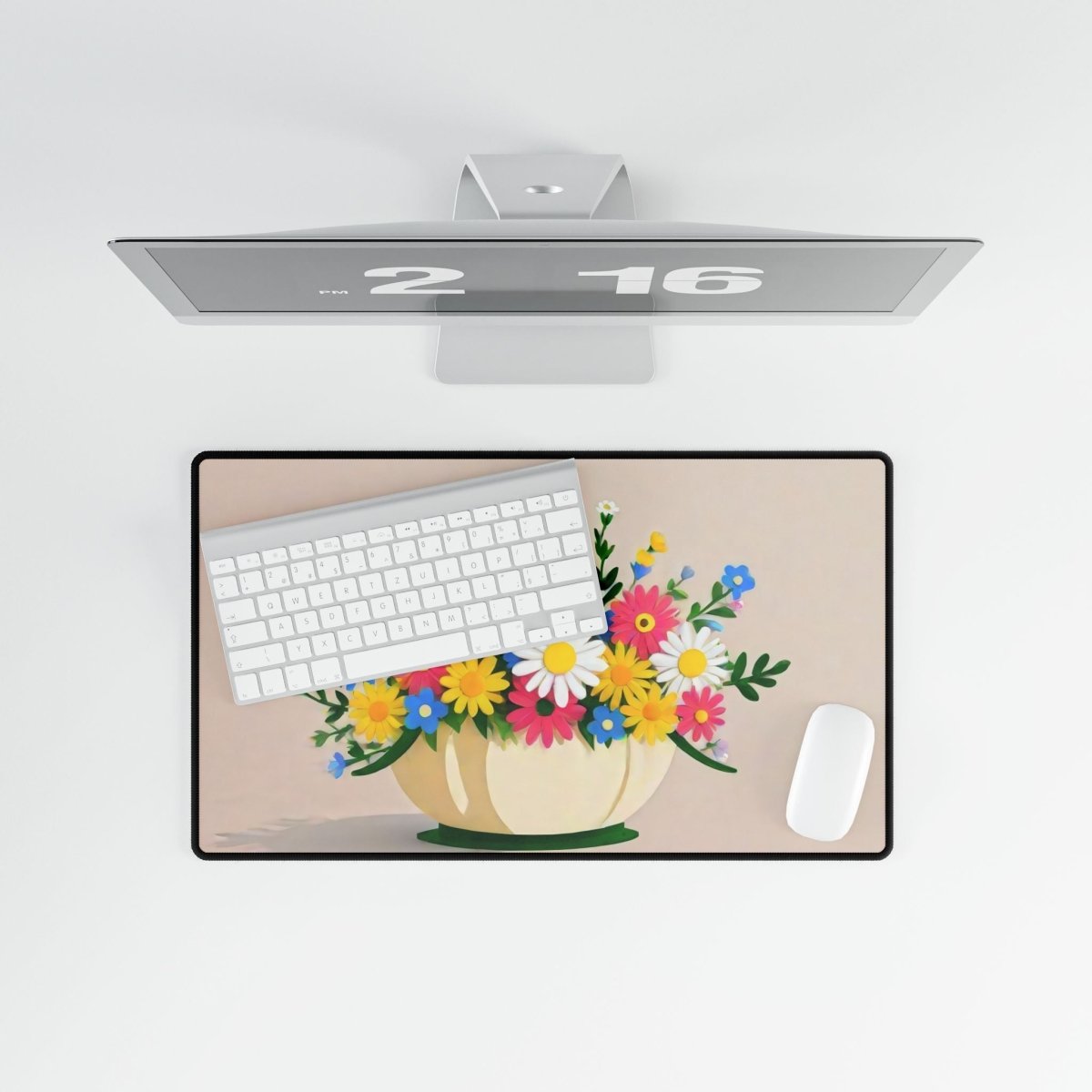 Watercolour Blooms Desk Mat Floral Botanic XL Mousepads